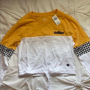 Cropped tie long sleeve